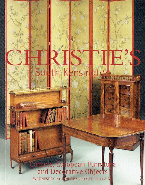 Christies January 2002 Carpets, European Furniture & Decorative Objects