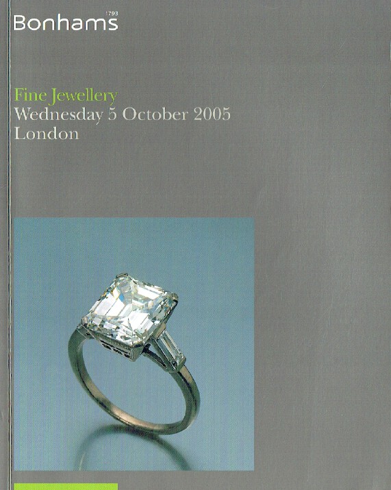 Bonhams October 2006 Fine Jewellery