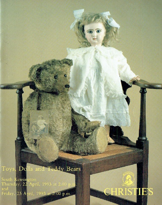 Christies April 1993 Toys, Dolls and Teddy Bears