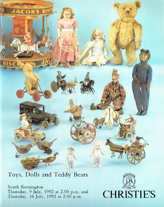 Christies July 1992 Toys, Dolls and Teddy Bears