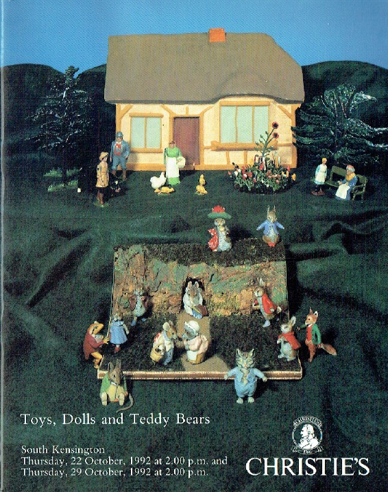 Christies October 1992 Toys, Dolls and Teddy Bears