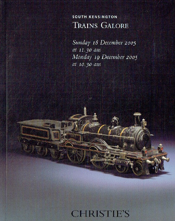 Christies December 2005 Trains Galore