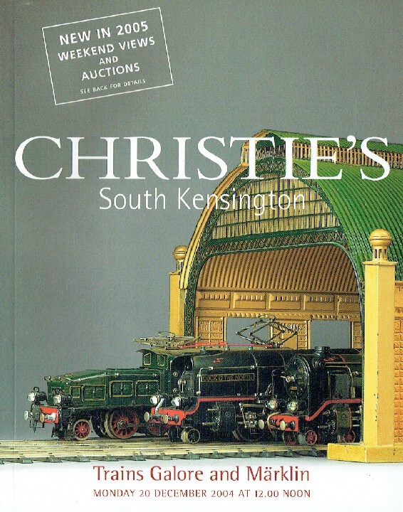 Christies December 2004 Trains Galore and Marklin