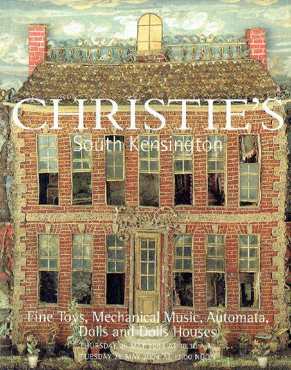 Christies May 1999 Fine Toys, Mechanical Music, Automata, Dolls & Dolls Houses