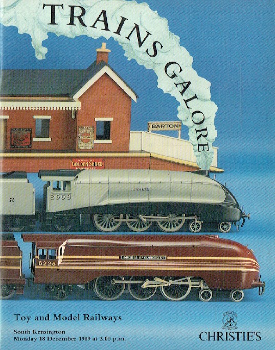 Christies December 1989 Toy and Model Railways