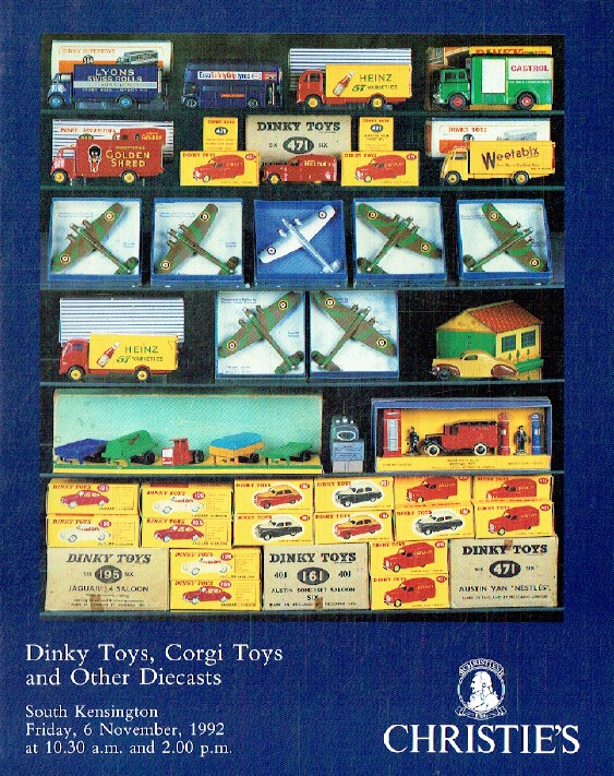 Christies November 1992 Dinky Toys, Corgi Toys and Other Diecasts