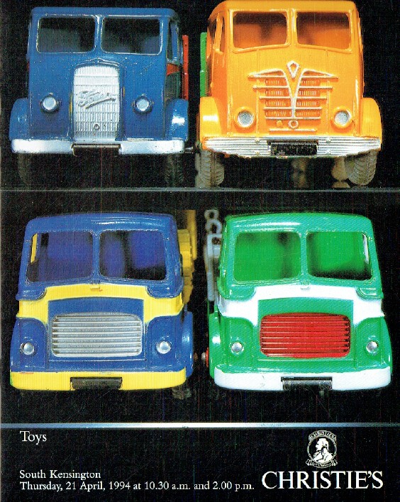 Christies April 1994 Toys, Diecast Toys inc. - 'Rayleigh' & 'Yorkshire'