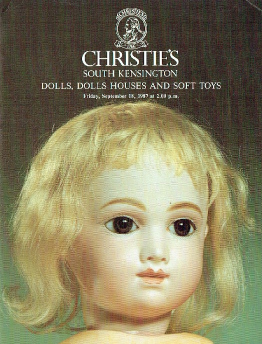 Christies September 1987 Dolls, Dolls Houses and Soft Toys
