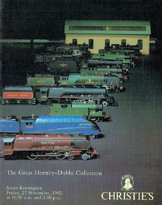 Christies November 1992 The Great Hornby - Dublo Collection