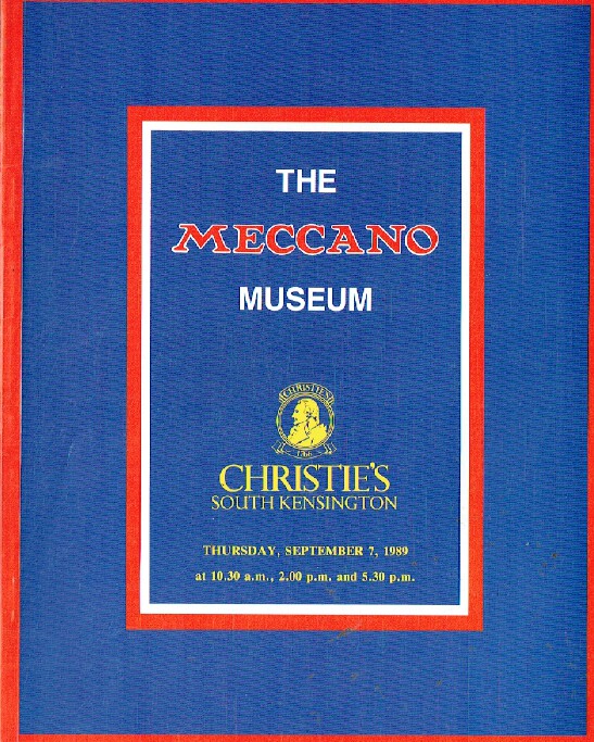 Christies September 1989 The Meccano Museum (Digital only)