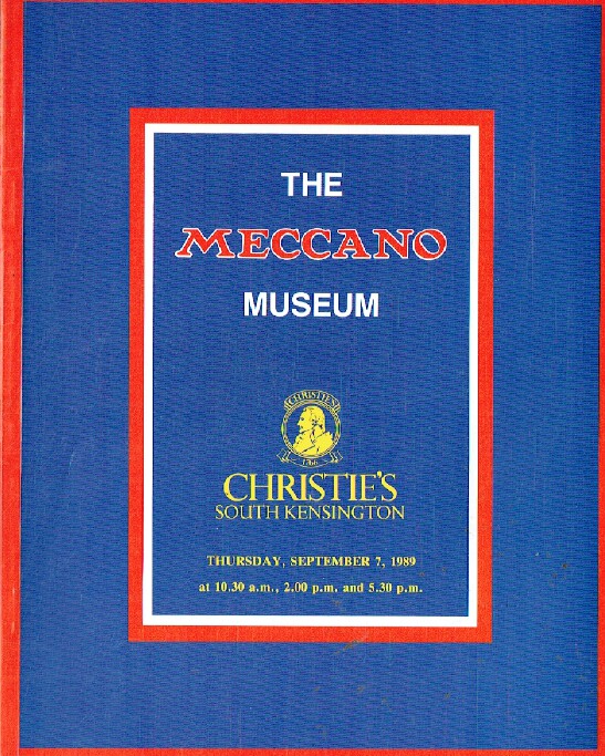 Christies September 1989 The Meccano Museum