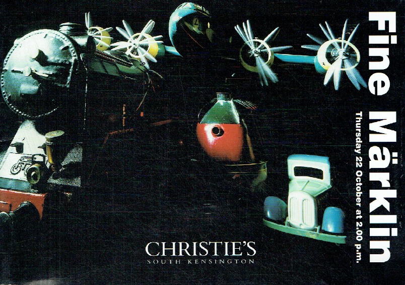 Christies October 1998 Fine Marklin - Click Image to Close