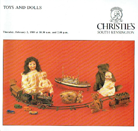 Christies February 1989 Toys and Dolls