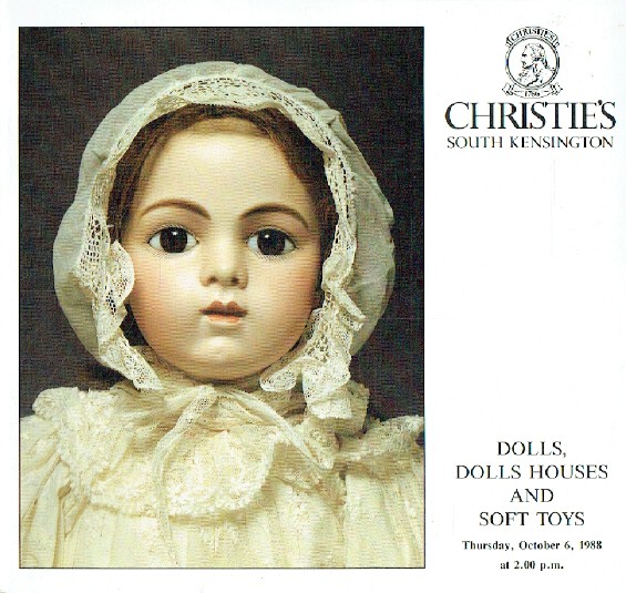Christies October 1988 Dolls, Dolls Houses and Soft Toys