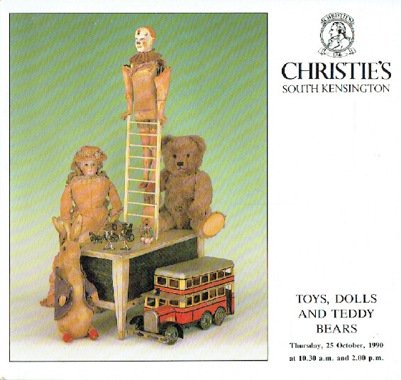 Christies October 1990 Toys, Dolls and Teddy Bears