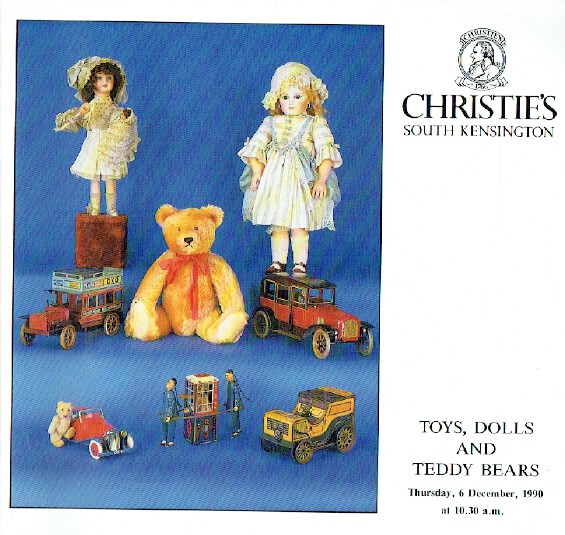 Christies December 1990 Toys, Dolls and Teddy Bears