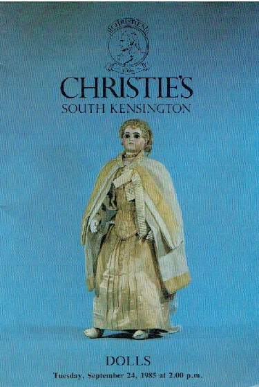 Christies September 1985 Dolls