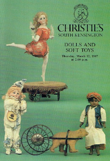Christies March 1987 Dolls and Soft Toys