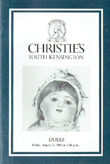 Christies August 1984 Dolls