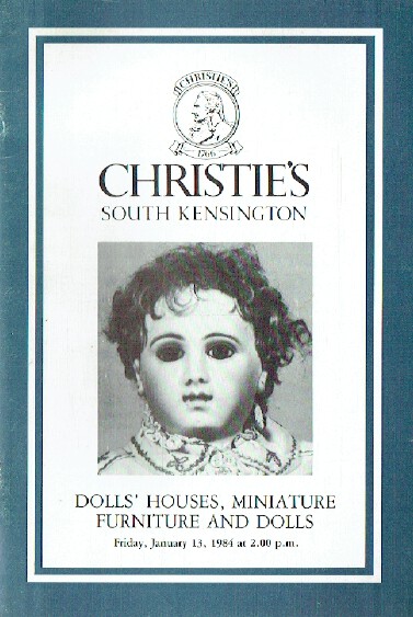 Christies January 1984 Dolls' Houses, Miniature Furniture and Dolls