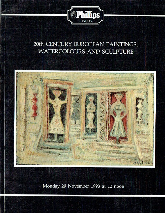Phillips November 2003 20th C European Paintings, Watercolours & Sculptures