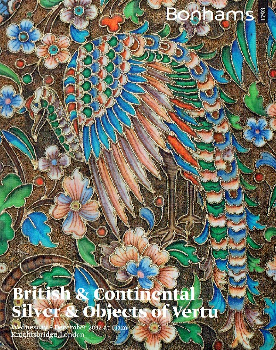 Bonhams December 2012 British & Continental Silver and Objects of Vertu