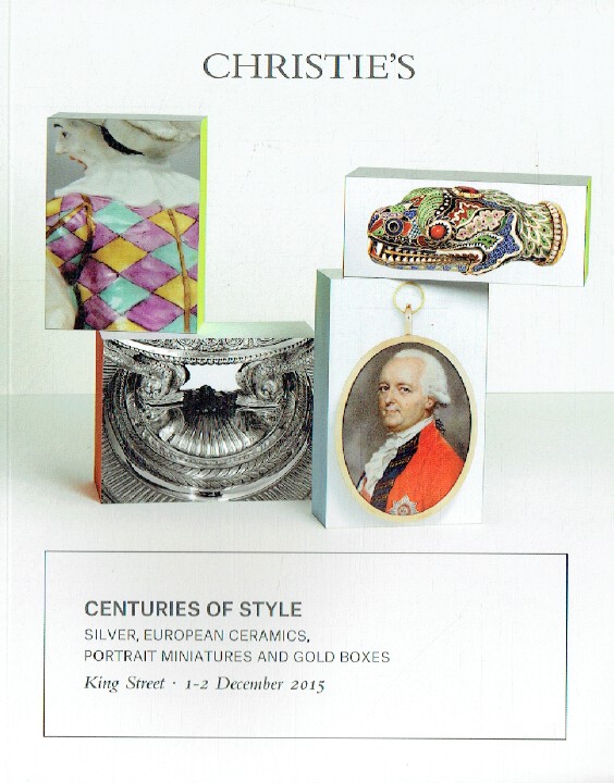 Christies December 2015 Centuries of Style Portrait Miniatures Silver Gold Boxes