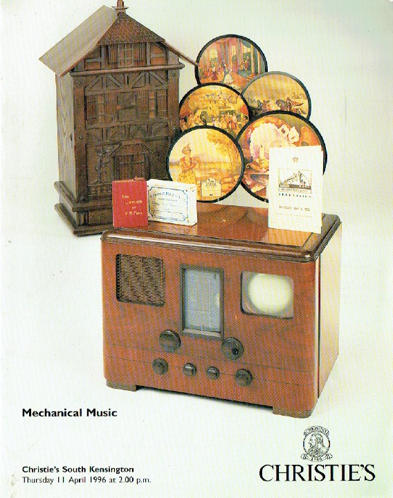 Christies April 1996 Mechanical Music