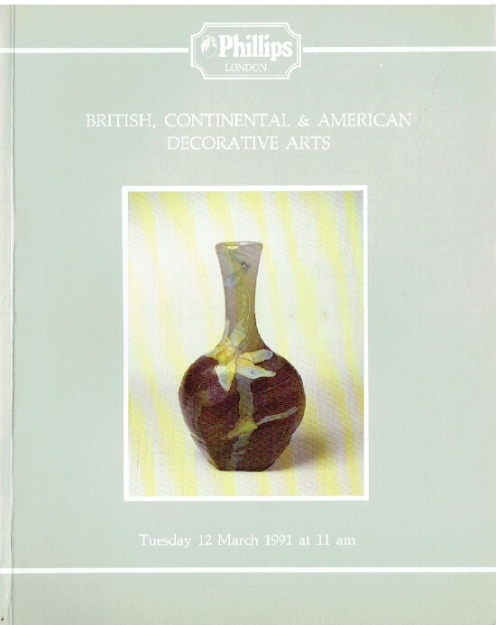 Phillips March 1991 British, Continental & American Decorative Arts