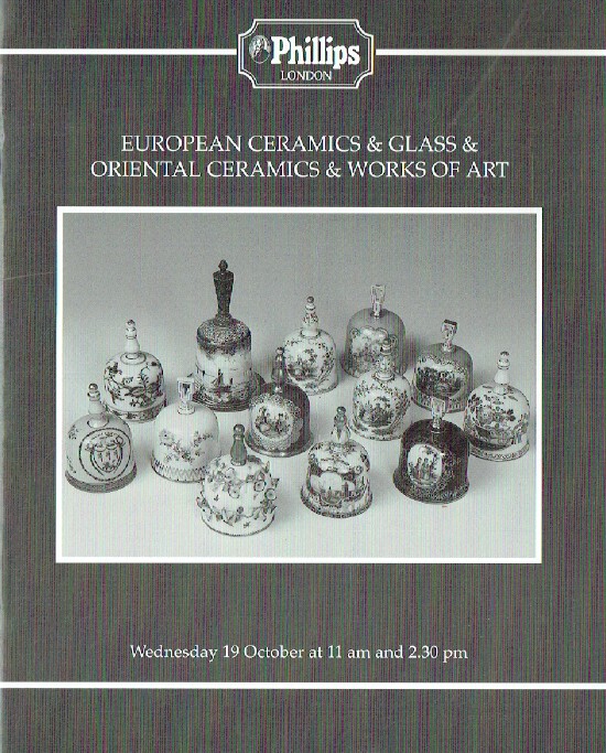 Phillips October 1994 European Ceramics & Glass and Oriental Ceramics, WOA