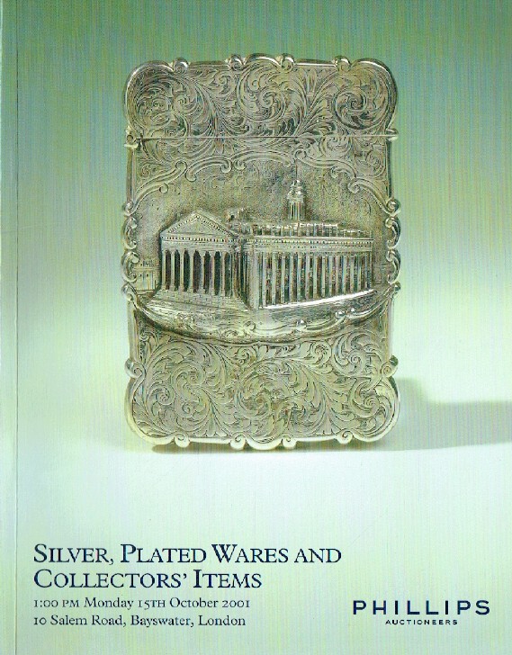 Phillips October 2001 Silver, Plated Wares and Collector's Items - Click Image to Close