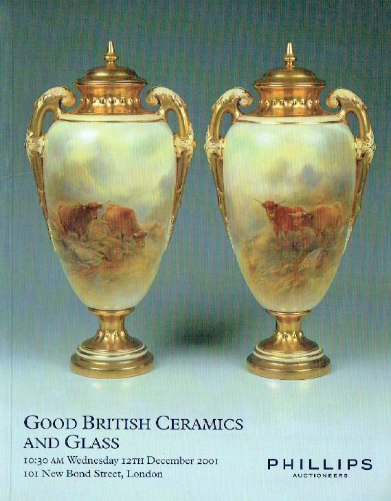Phillips December 2001 Good British Ceramics & Glass