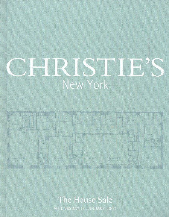 Christies January 2003 The House Sale
