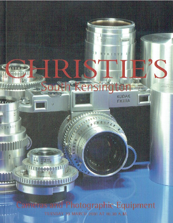 Christies March 2001 Cameras and Photographic Equipment