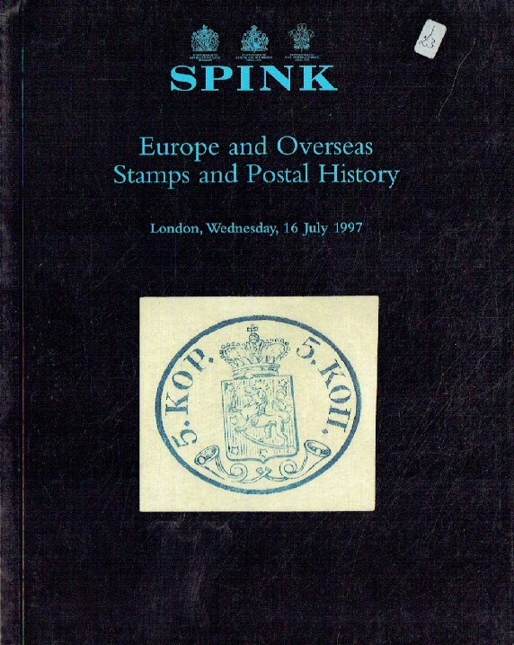 Spink July 1997 Europe and Overseas Stamps & Postal History