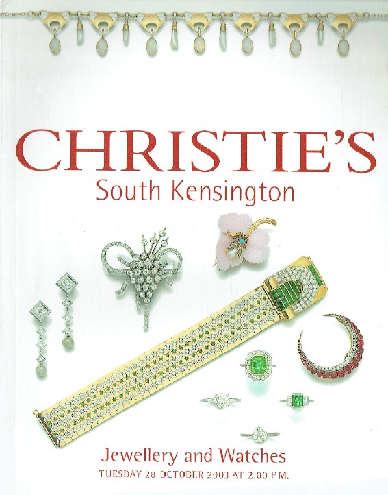 Christies October 2003 Jewellery & Watches