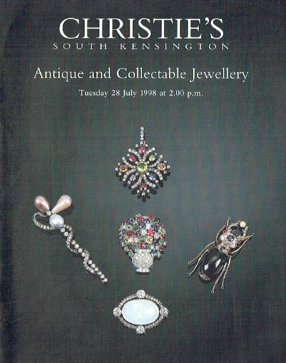 Christies July 1998 Antique & Collectable Jewellery