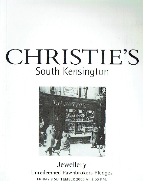 Christies September 2000 Jewellery - Unredeemed Pawnbrokers Pledges