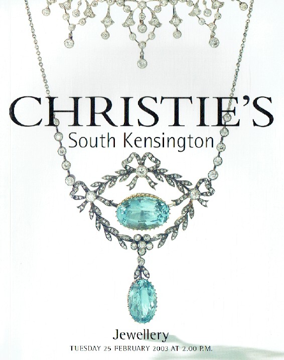 Christies February 2003 Jewellery