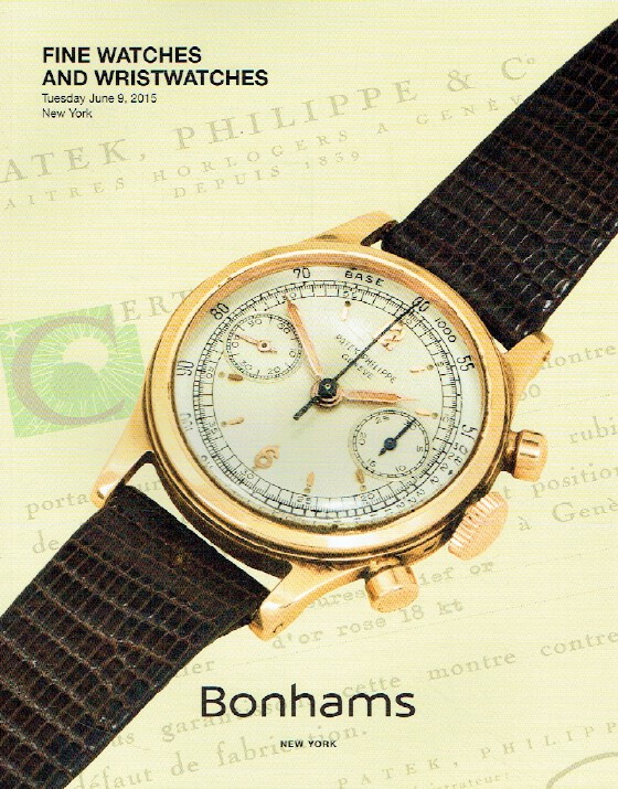 Bonhams June 2015 Fine Watches & Wristwatches - Click Image to Close