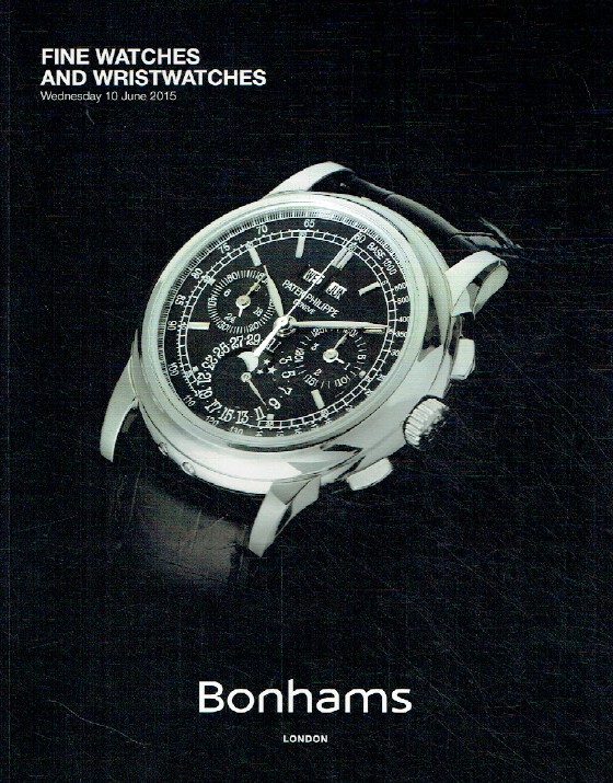 Bonhams June 2015 Fine Watches & Wristwatches - Click Image to Close