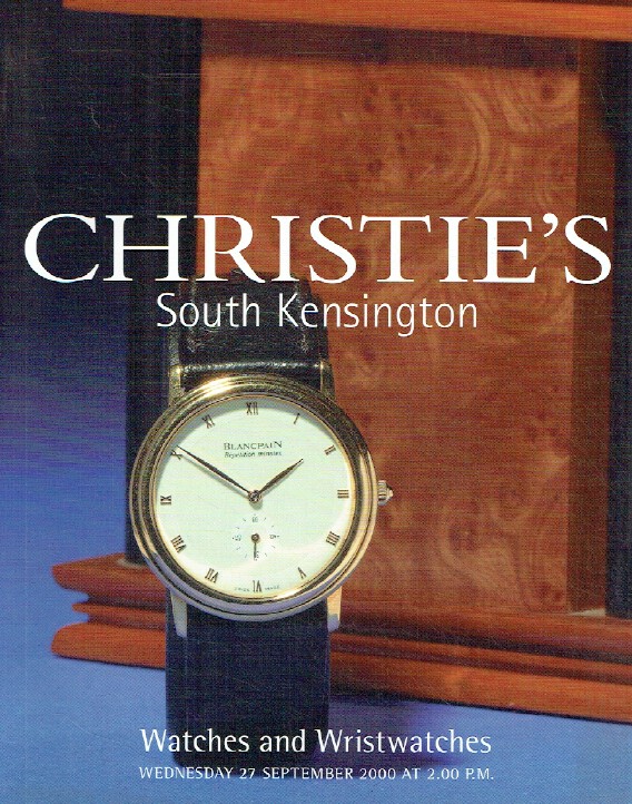 Christies September 2000 Watches & Wristwatches