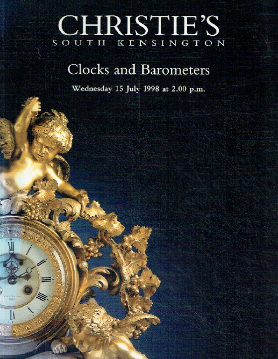 Christies July 1998 Clocks & Barometers