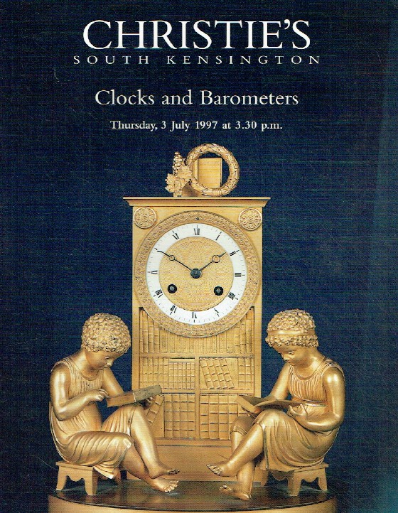 Christies July 1997 Clocks & Barometers