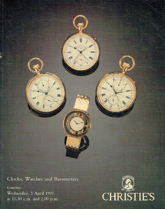Christies April 1995 Clocks, Watches & Barometers