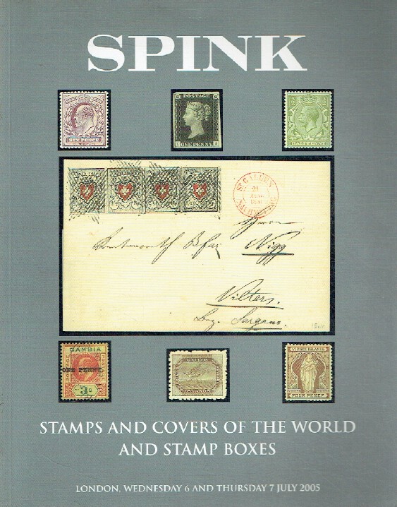 Spink July 2005 Stamps & Covers of The World & Stamp Boxes