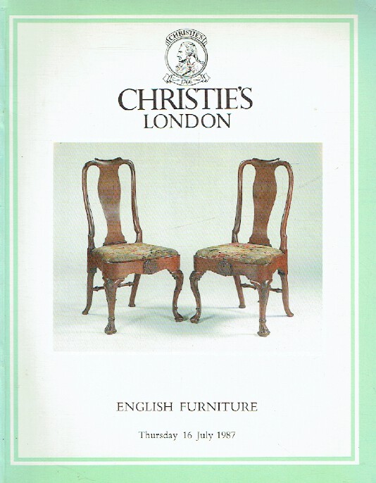 Christies July 1987 English Furniture