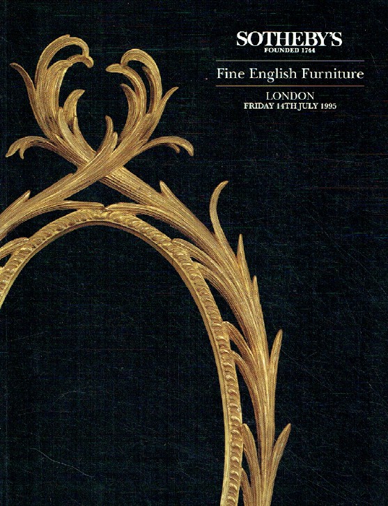 Sothebys July 1995 Fine English Furniture