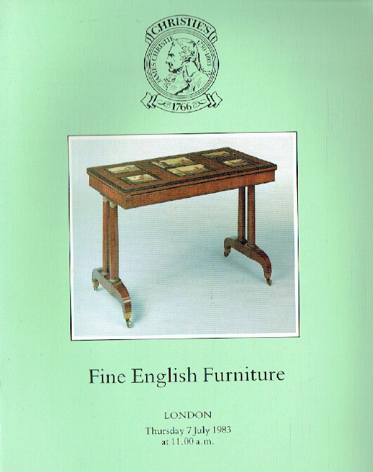 Christies July 1983 Fine English Furniture