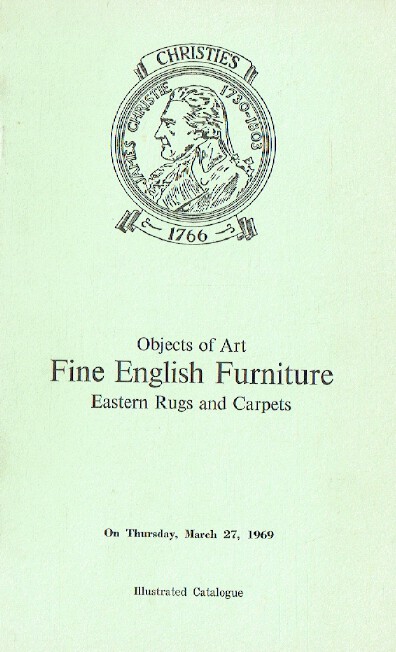 Christies March 1969 Fine English Furniture Eastern Rugs & Carpets